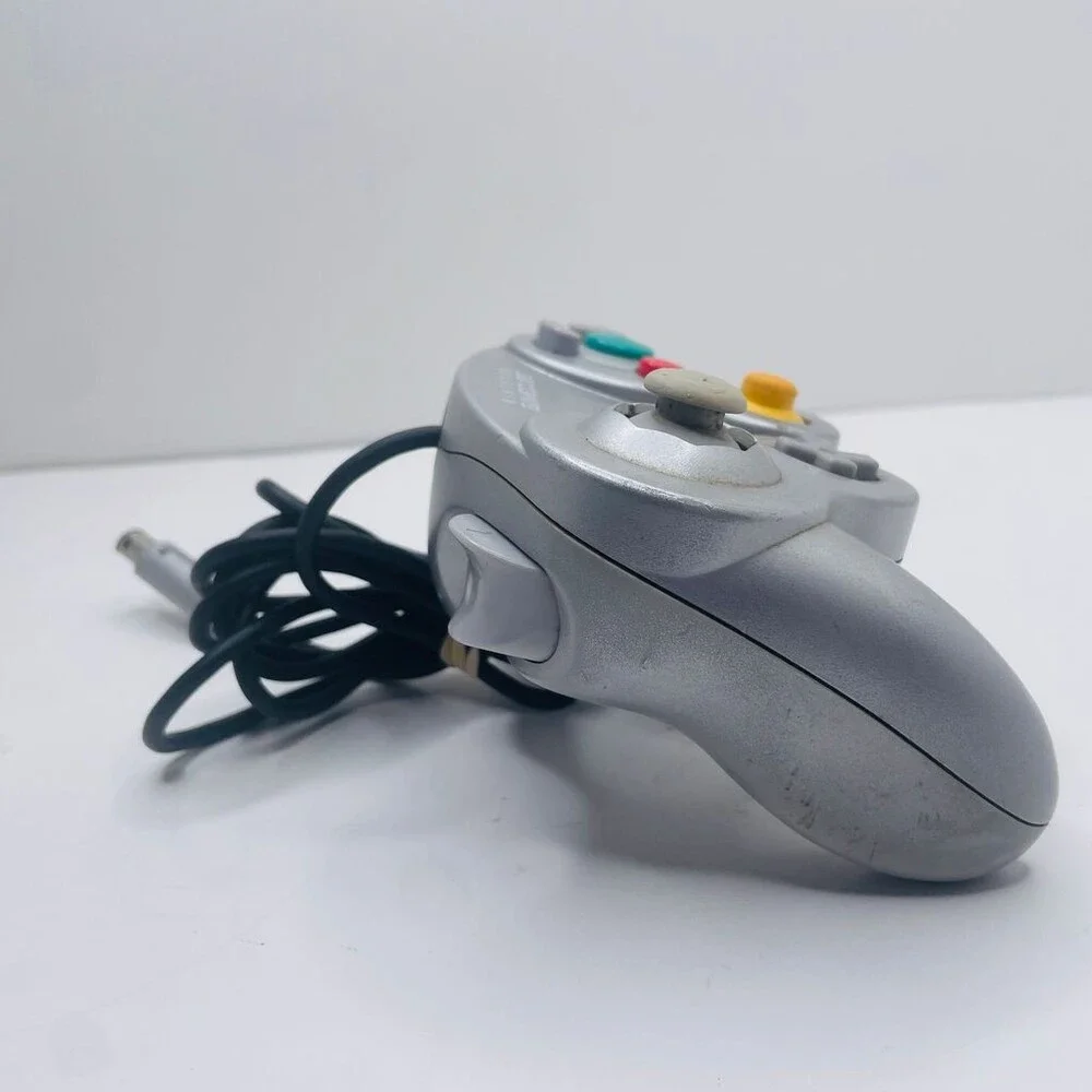 OEM Platinum Silver Nintendo GameCube Wired GC Controller DOL-003